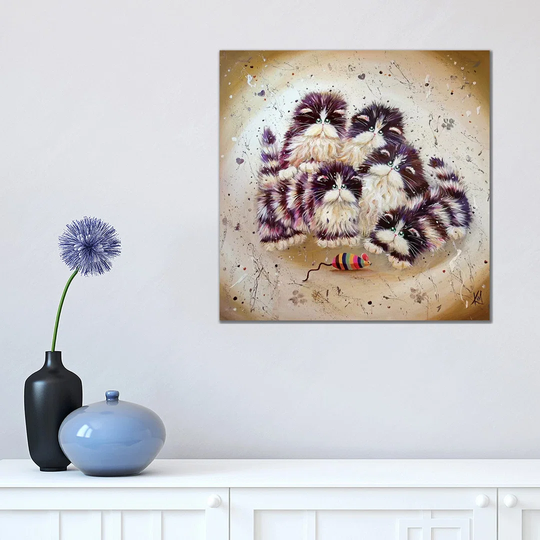 Mouse by Kim Haskins - Wrapped Canvas Graphic Art Print