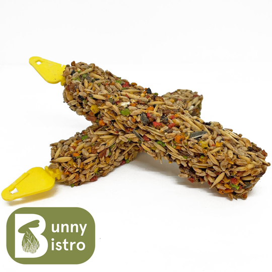 (12pk) Hanging Fruit Treat Sticks - Rabbit, Hamster, Guinea Pig, Degu, Fruit
