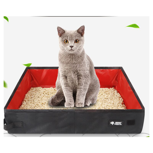 Foldable and Portable Lightweight Cat Litter, Waterproof and Easy to Clean, Cat Toilet for Travel