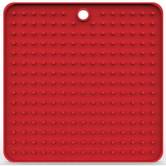 Dog Licking Pet Pad Slow Feeder and Anxiety Relief Great for Dog Food Cat Food Cat Treats Yogurt or Peanut Butter Square Style