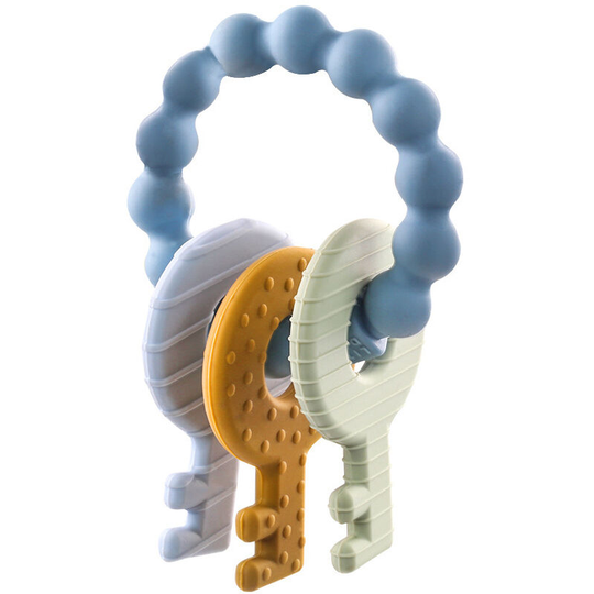 Ilovemilan - Silicone Teething Toys for Baby 6+ Months, Choking-Proof Design, 100% Food-Grade Silicone, Infant to Toddler Teether, Essential Stuff