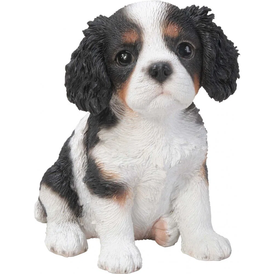 King Charles Puppy Freels Figurine