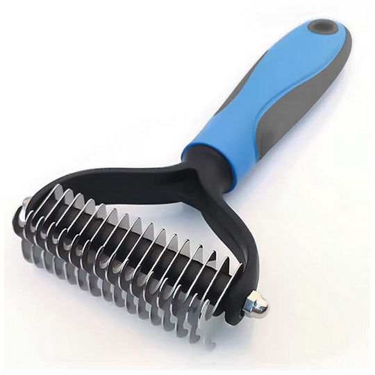 Long Haired Dog and Cat Brush - Pet Undercoat Grooming Brushes, Dog Hair Comb and Professional Dog and Cat Grooming Rakes, Removes Dead Hair, Knots