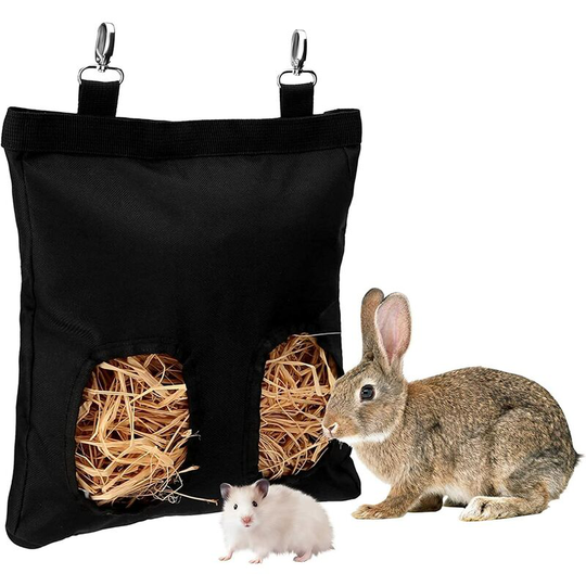 Guinea Pig Hay Feeder Bag Hanging rabbit hay bag perfect for small hay eating animals
