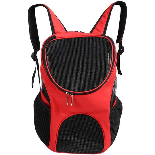 Denuotop - Carrying Bag for Dog Cat, Handsfree Ventilated Ventilation Double Shoulder Bag for Carrying Dog Cats Chinot Kittens Rabbits Walking Hiking