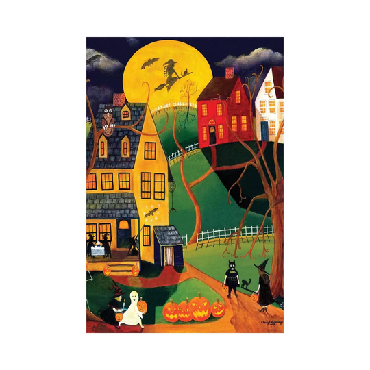 Halloween Trick or Treat by Cheryl Bartley - Wrapped Canvas Painting