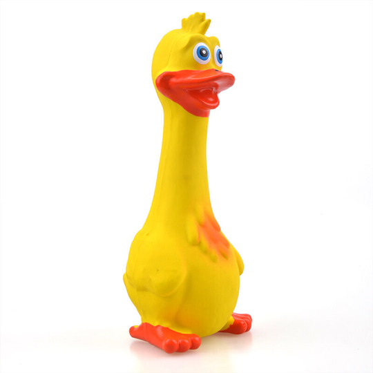 Fun sounds called ducks, dog vents, and pet toys to relieve boredom (yellow)