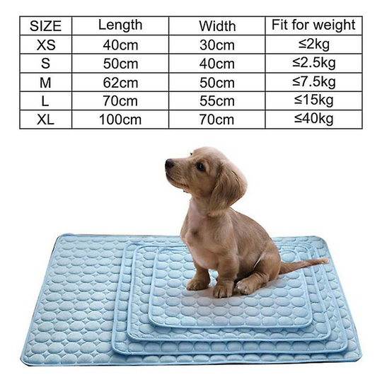 Thsinde - Dog Mat Cooling Summer Pad Mat For Dogs Cat Blanket Sofa Breathable Pet Dog Bed Summer Washable For Small Medium Large Dogs Car