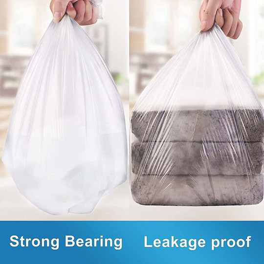 Bathroom Small Trash Bags 2.6 Gallon Garbage Bags Small Kitchen Garbage Bags Strong Small Trash Bag For Kitchen Bathroom Bedroom Office, 150 Counts
