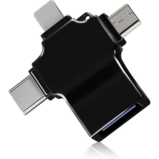 Bearsu - otg usb 3 to Universal Adapter, Micro/USB c to usb 3.0 Adapter,Compatible with Mobile Phone/Computer, Supports usb Flash Drive, Card Reader,