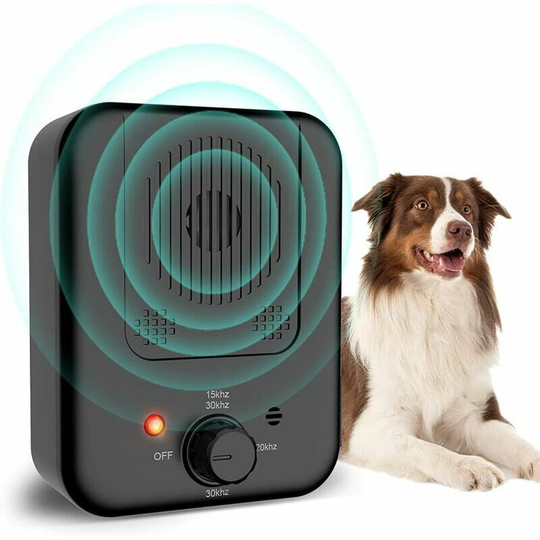 Briday - Ultrasonic Anti Barking Dog Bark Device, Waterproof Automatic Ultrasonic Dog Anti Barking Device for Small and Large Dogs