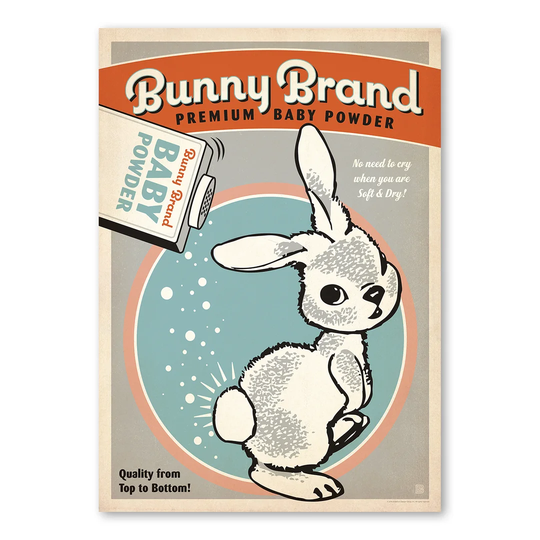 Bunny Brand Baby Powder 1 Vintage Advertisement