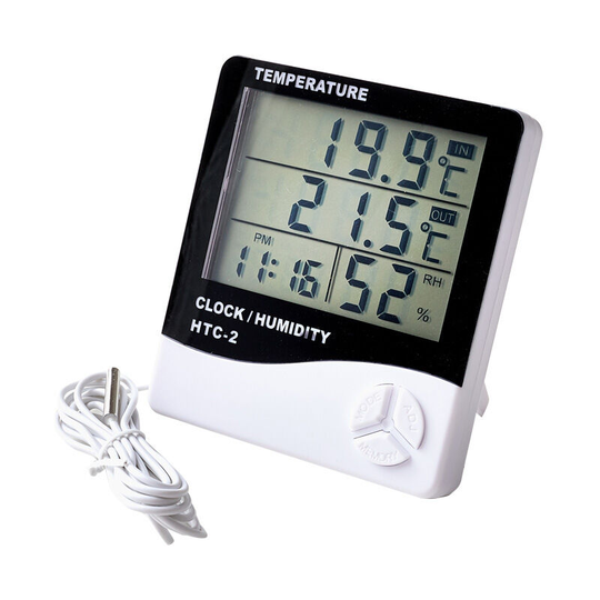 Benobby Kids - digital aquarium thermometer, thermometer hygrometer for fish tank incubator reptile terrarium, digital thermometer with alarm