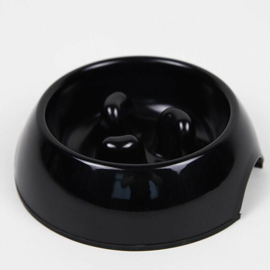 Melamine Anti-Glutton Slow Feeding Bowl for Dogs Size m