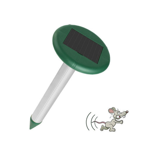 Denuotop - Rodent Control Ultrasonic Solar Mole Repeller Pack of 1 Ultrasonic Mole Repellents Waterproof Mole Repeller Battery Operated Anti