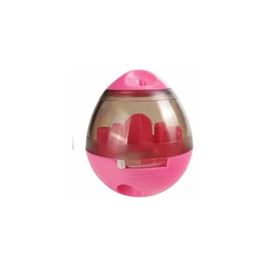 Treat Dispensing Dog Toy - Dog Treat Ball/Food Dispenser/Interactive Toys/Slow Eating IQ Treat Ball for Small Medium Dogs and Cats (red)