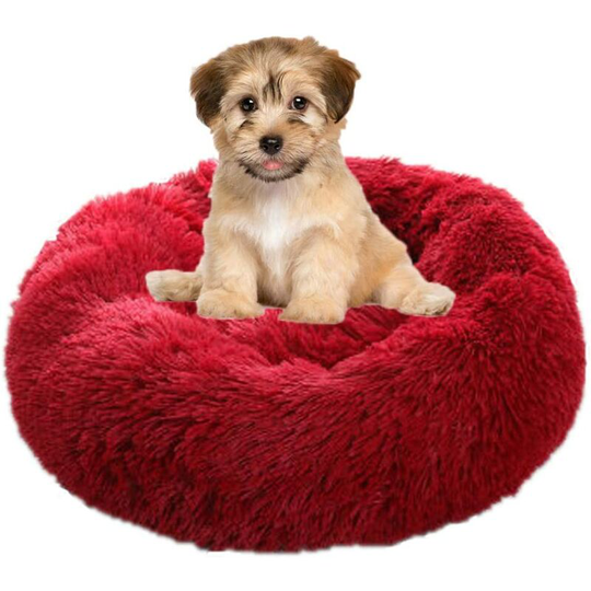 Litzee - Dog Bed Round Cat Bed Soft Pet Bed Cushion Soft and Comfortable, Warm, Waterproof, Non-slip and Washable Dog Bed Cushion Suitable for Cats,