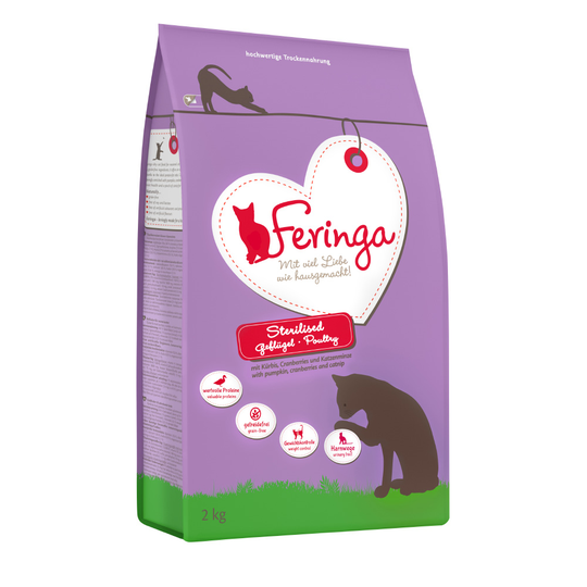 Feringa Adult Sterilised Poultry - Economy Pack: 3 x 2kg
