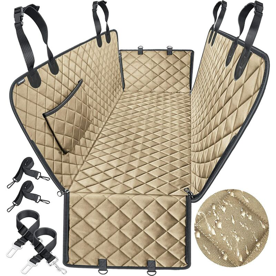 Bearsu - Dog Seat Cover Car Seat Cover for Pets 100% Waterproof Pet Seat Cover Hammock 600D Heavy Duty Scratch Proof Nonslip Durable Soft Pet Back