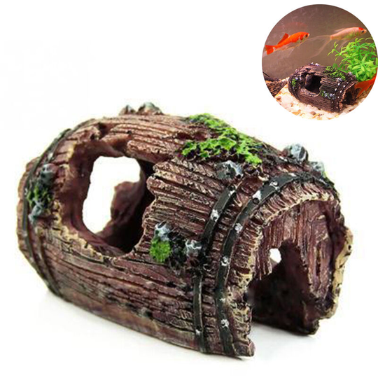 Aquarium Deco Aquarium Decoration Resin Aquarium Accessories Aqua Ornaments For Small Shrimp Fish Turtle, red