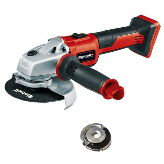 Einhell - Cordless Brushless Angle Grinder 115mm Axxio 18v Inc Flange Nut 4431142