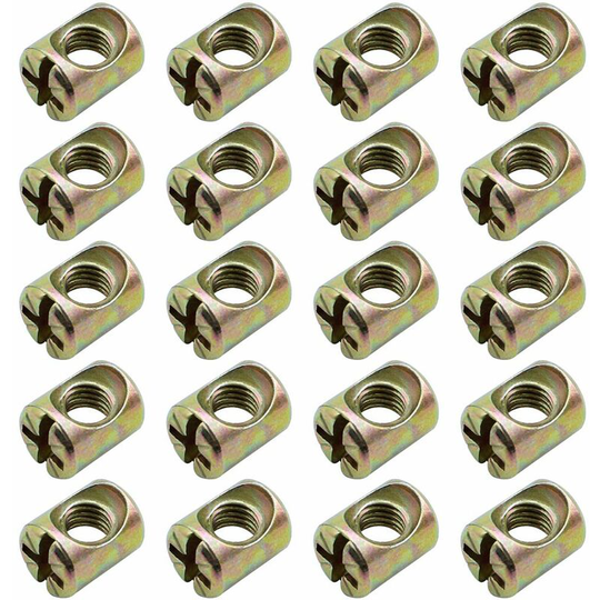 Betterlifegb - Set of 50 m6 nuts for assembling beds, cribs and furniture, resistant and durable to avoid rust and corrosion
