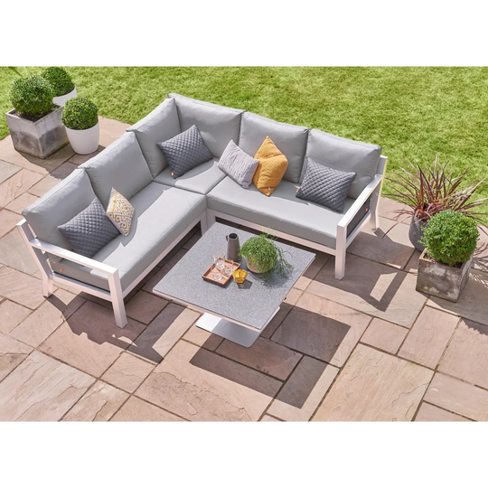 5 - Person Corner Sofa with Cushions