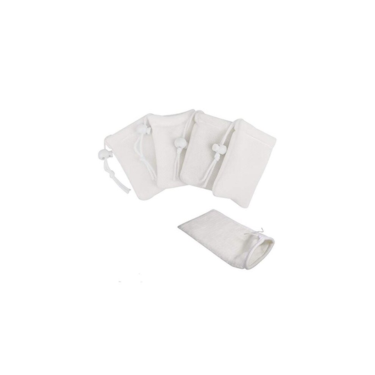WhioveC 5 Pieces Fish Tank Cleaner Filter Bags Spare Aquarium Filter Bags for Battery Powered Fish Tank Gravel Cleaner