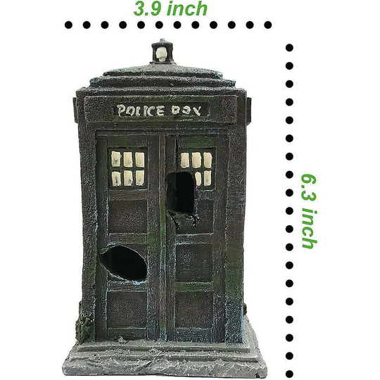 Thsinde - Fish Tank Box Ornament - Ornamental Fish Hiding Resin Ornament