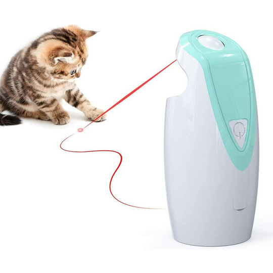 Cat Light Toy, Smart Interactive Cat Toy, 2 Rotating Modes Automatic cat Toy, usb Rechargeable Light Dot Toy for Cat Chasing