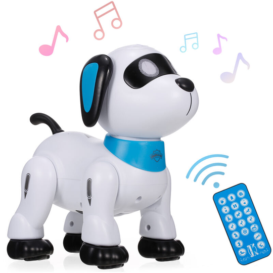 Le Neng Toys - le neng K21 Electronic Robot Dog Stunt Dog Remote Control Robot Dog Toy Voice Control Programmable Music Dancing Toy for Kids Birthday