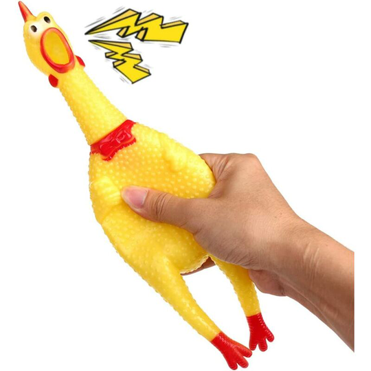Rubber Chicken / Squeeze Chicken, Prank Novelty Toy
