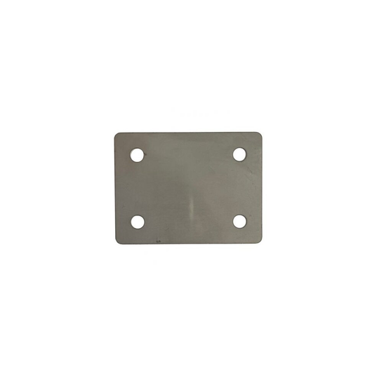 Foot Plate - 50 x 66 x 3 mm - T316 (A4) Marine Grade Stainless Steel