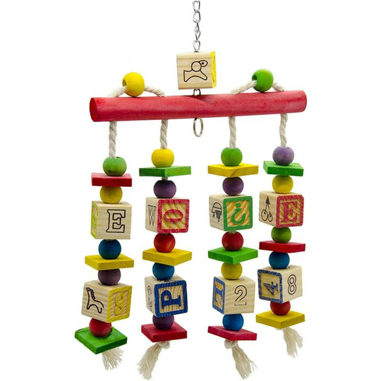 Parrot Toy,Parrot Swing Toys,Bird Toys,Bird Chew Toys,Wooden Bird Toys,for Small Parrots,Parakeets,Cockatiels,Finches,Macaws,Love Birds