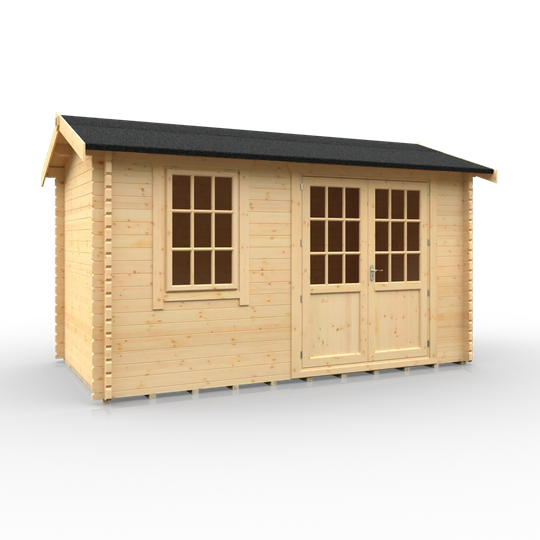 The Martel Tongue & Groove Log Cabin 14x8w