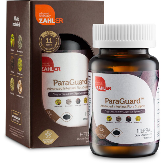 Zahler ParaGuard 90 Softgels Advanced Digestive Supplement, Intestinal Support for Humans, Contains Wormwood, Certified Kosher