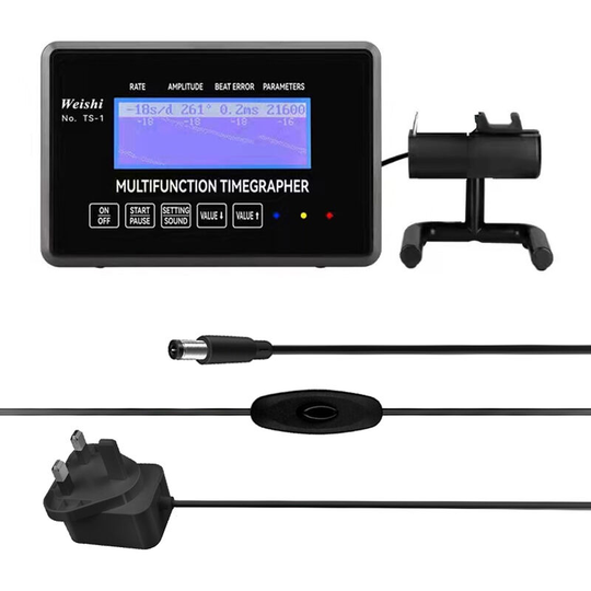 Lifcausal - 100~240V Mechanical Watch Timegrapher Rate Deviation Amplitude Polarization Lift Angle Cycle Test Multi-function Calibration Instrument