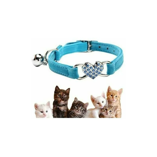 7cm-28cm Cats necklace, adjustable chat necklace in soft velvet with bell, cute pet supply, suitable for most cats and small dogs