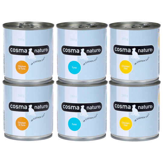 Cosma Nature 6 x 280g - Mixed Pack (6 Varieties)