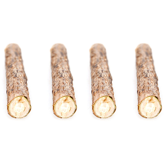 Superseller - Natural Cat Catnip Sticks Matatabi Snacks Molar Chew Toy Dental Cleaning Teeth Wood Stick for Pet Cat Kitten, m & 4Pcs - m & 4Pcs