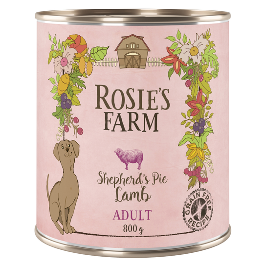 Rosie's Farm Saver Pack 24 x 800g - Adult Lamb (24 x 800g)