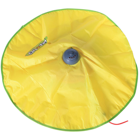 Electronic Interactive Cat Entertainment, Made of Sturdy Plastic, Rotation Simulates Hunting, with Nylon Mat, Four Speeds