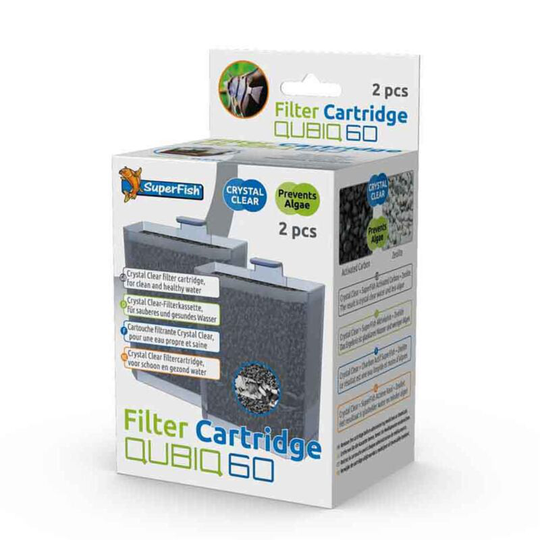 Superfish - Replacement Qubiq 60 Filter Cartridges - 2 Pack