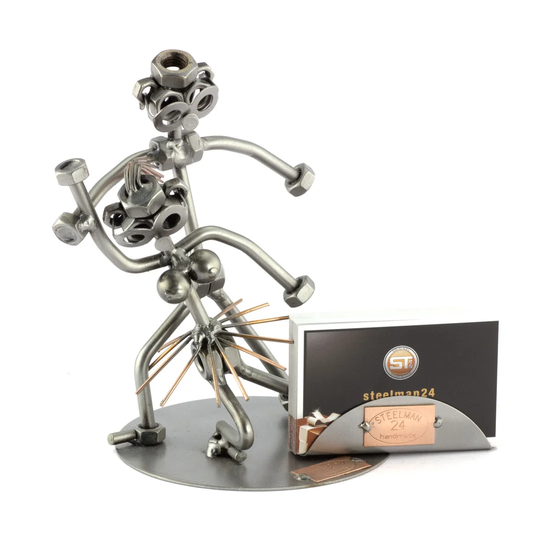 Dancing Couple Screw Man Place Card Holder