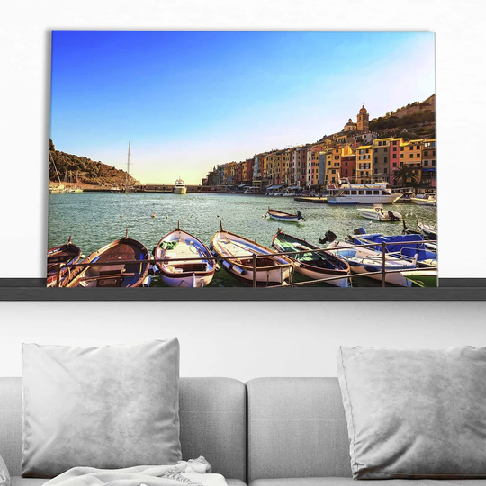 Cinque Terre, Liguria Italy - Wrapped Canvas Photograph