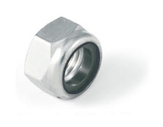 M5 Nylon Insert Lock Nut Nyloc Type - bright Zinc Plated (BZP) DIN985