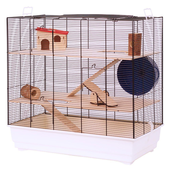Skyline Fun Area Leon Small Pet Home - White: 67 x 36.5 x 65 cm (L x W x H)
