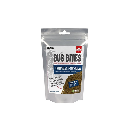 (125g) Fluval Bug Bites Tropical Granules
