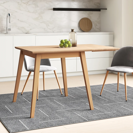 Balic Drop Leaf Solid Wood Dining Table