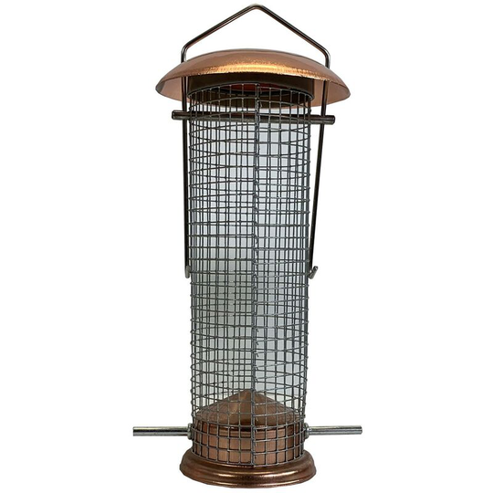 Copper Style Hanging Bird Nut Feeder